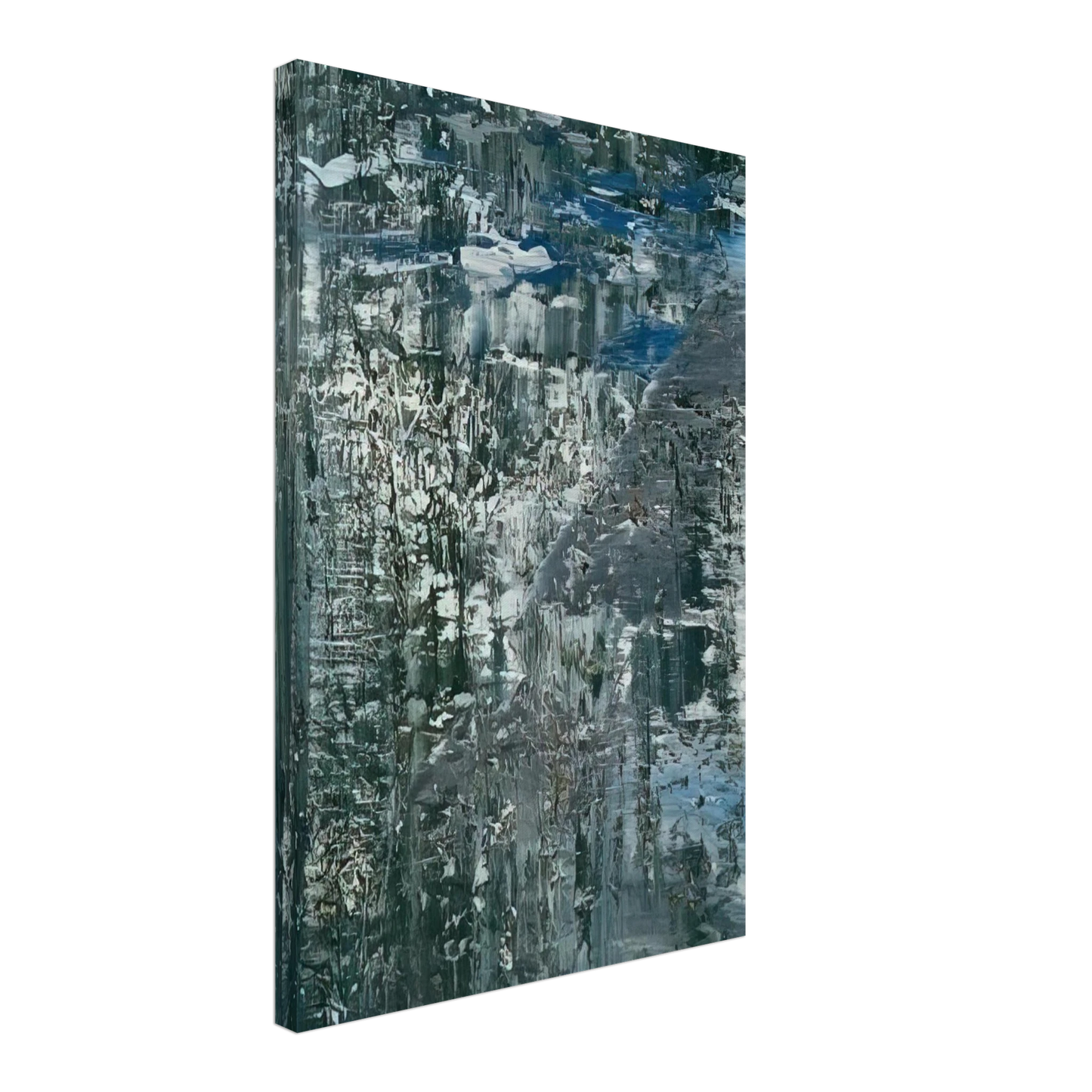 Gerhard Richter - ICE 4 Canvas - 70x100 cm / 28x40 inches-canvas