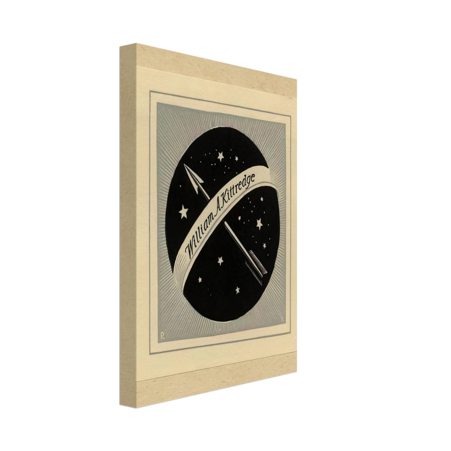 Rockwell Kent - Illustration to William A. Kittredge Canvas - 70x100 cm / 28x40 inches-canvas