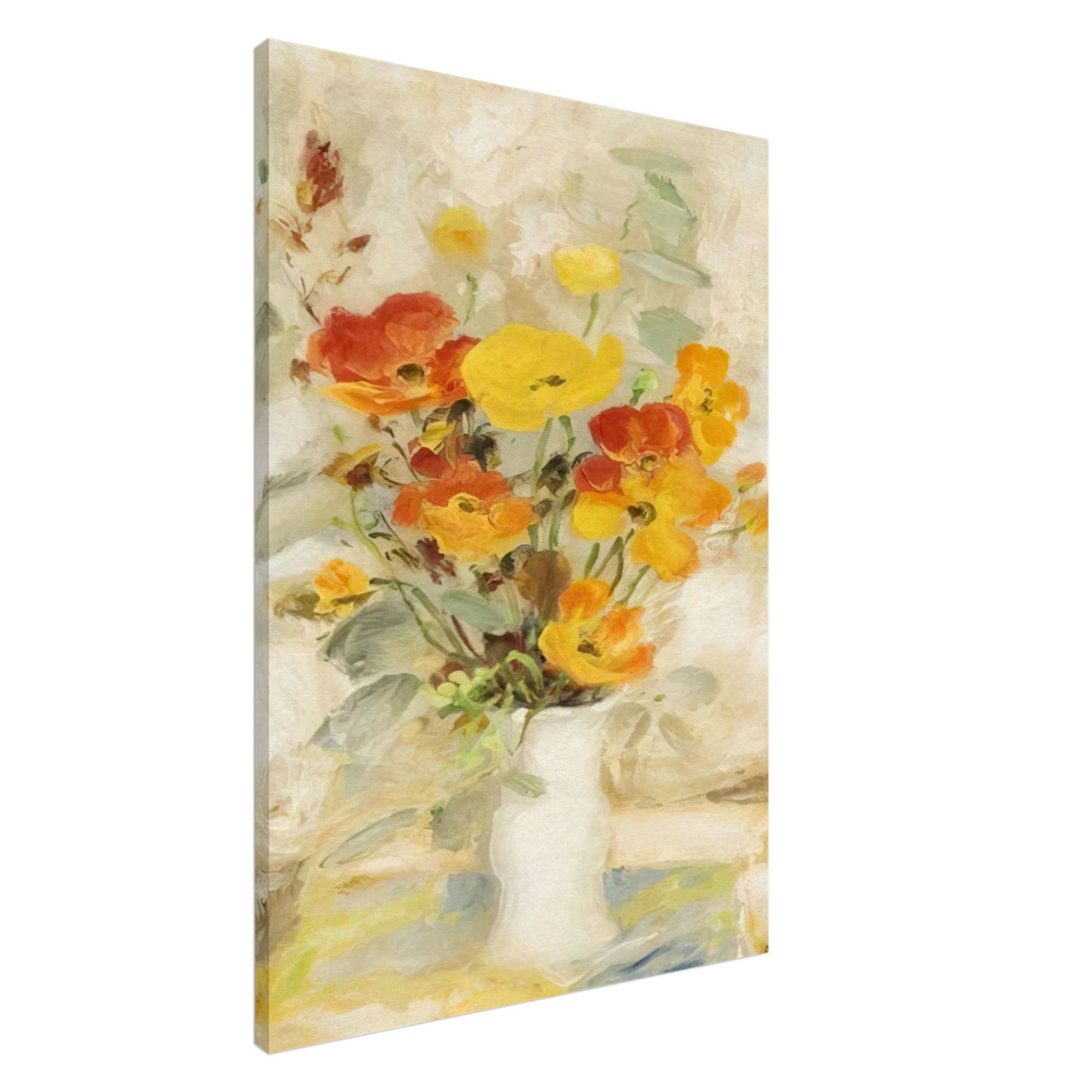 Le Pho - Les Poppies - Post-Impressionism Canvas - 20x30 cm / 8x12 inches-canvas