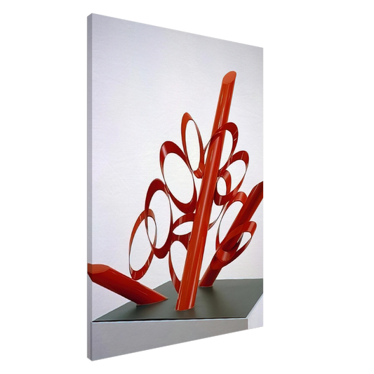 Alexander Liberman - Stargazer - 1983 Canvas - 20x30 cm / 8x12 inches-canvas