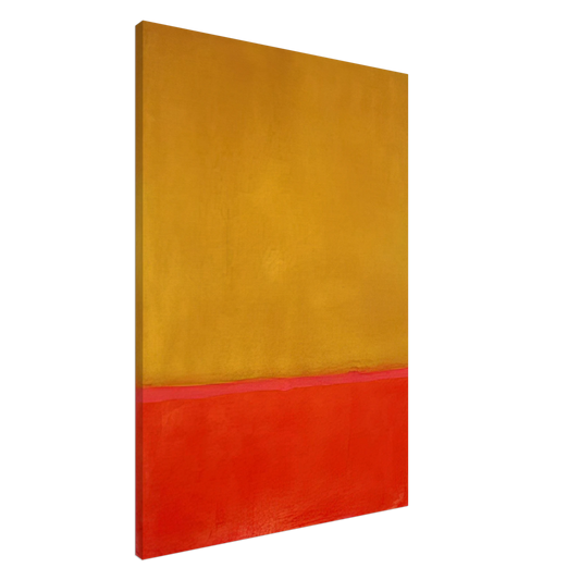 Mark Rothko - Ochre and Red on Red - 1954 Canvas - 20x30 cm / 8x12 inches-canvas
