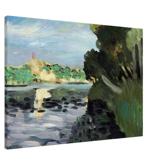 Henri Matisse - BORDS DE LA SEINE A VETHEUIL 1920 Canvas - 20x30 cm / 8x12 inches-canvas