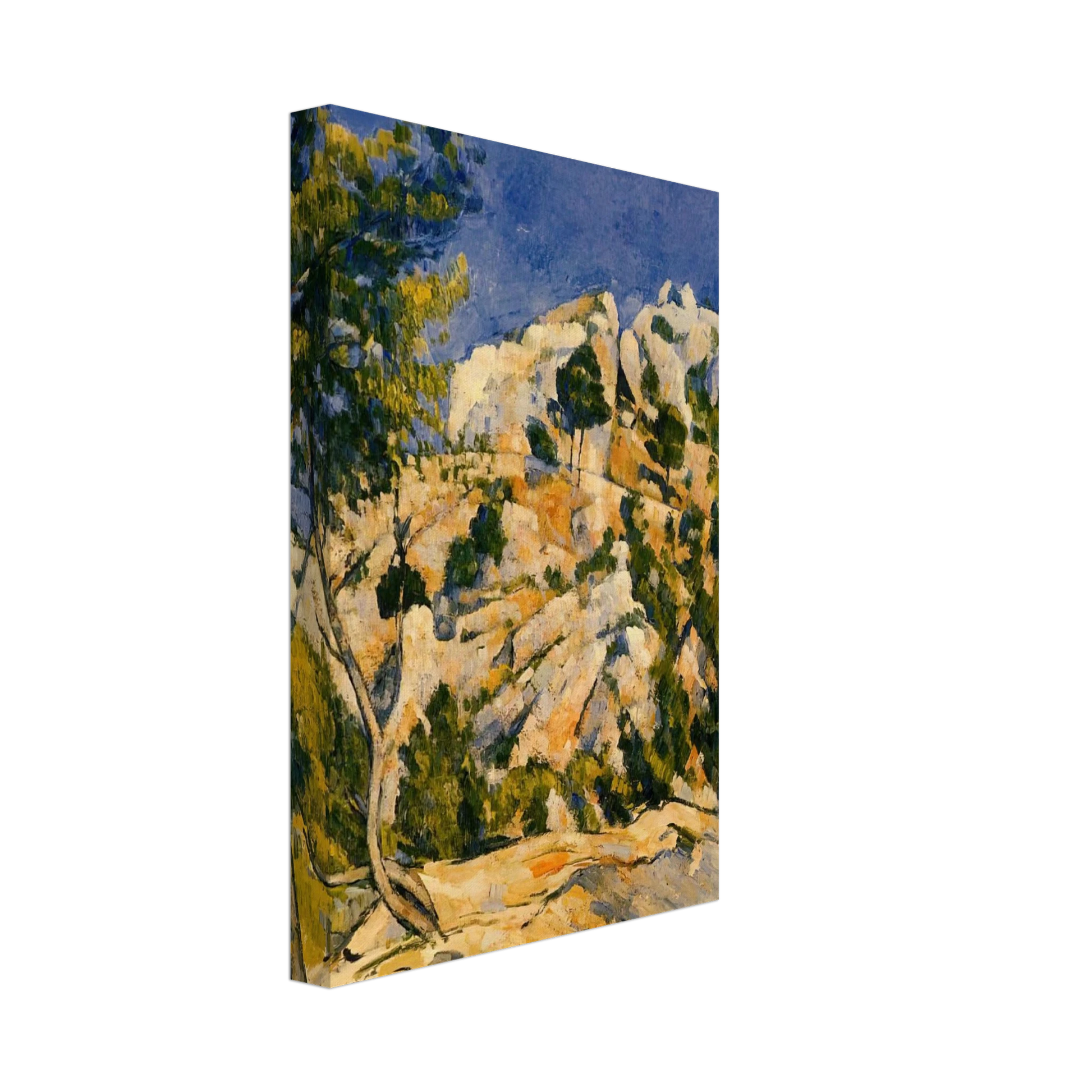 Paul Cezanne - Bottom of the Ravine Canvas - 40x60 cm / 16x24 inches-canvas