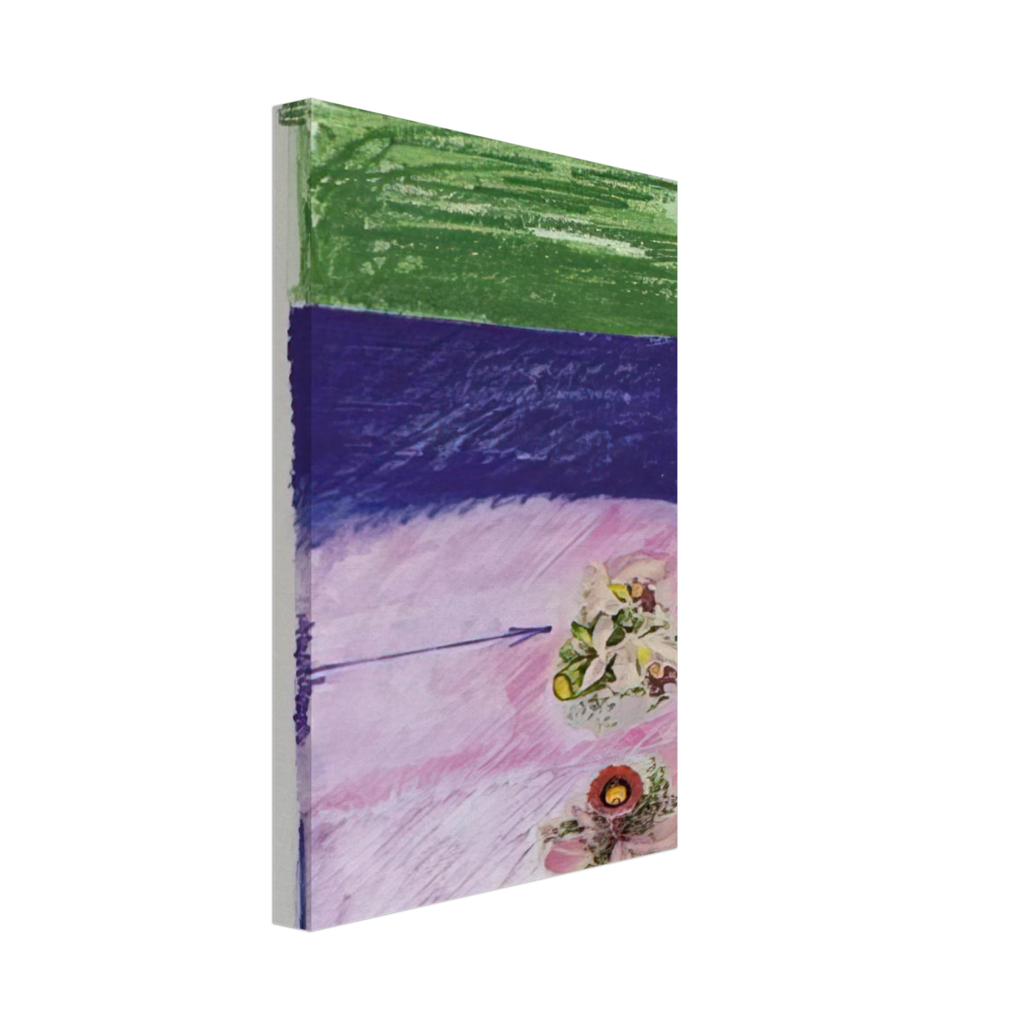 Mira Schendel - Untitled - 1978 Canvas - 40x60 cm / 16x24 inches-canvas