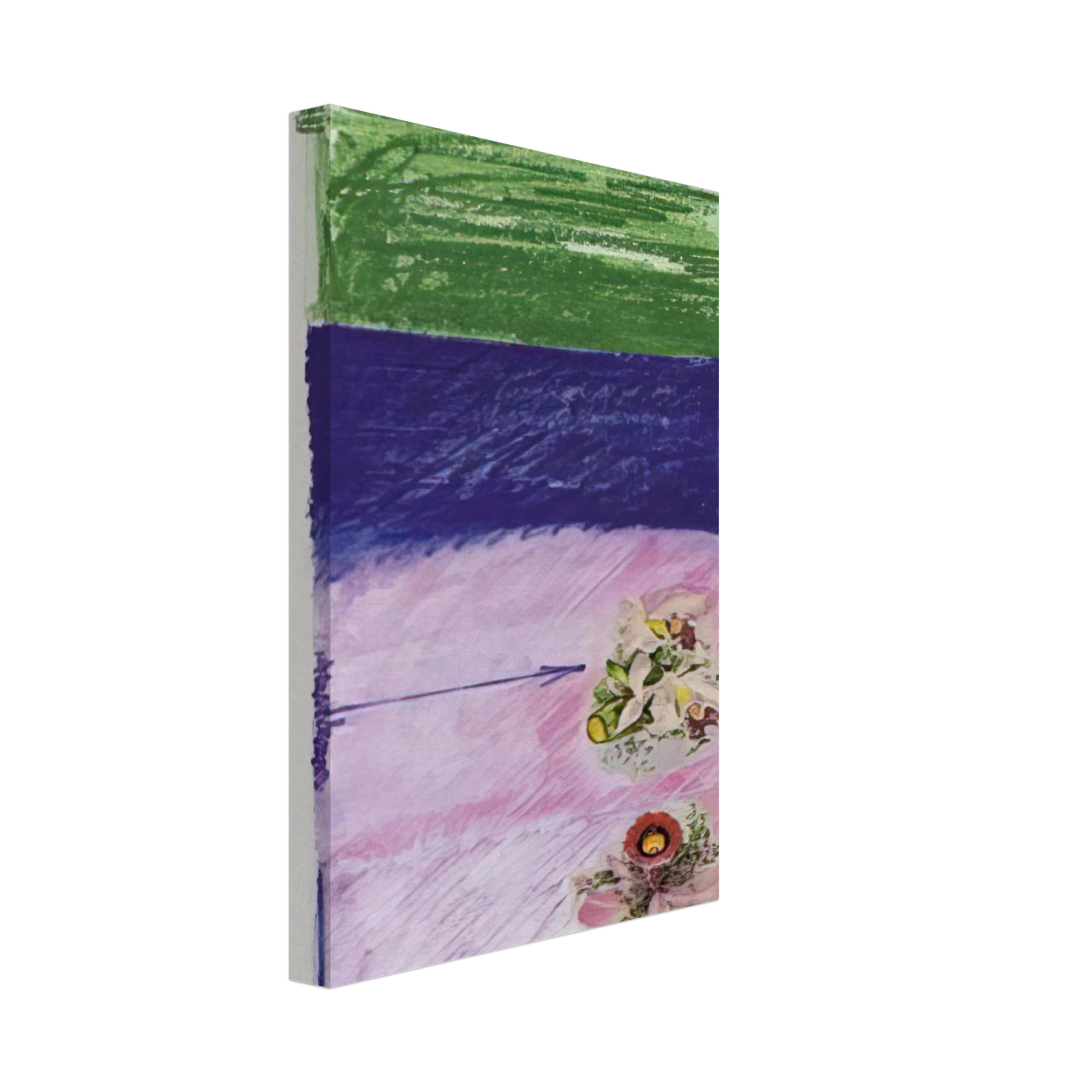 Mira Schendel - Untitled - 1978 Canvas - 40x60 cm / 16x24 inches-canvas