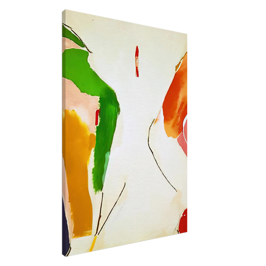 Helen Frankenthaler - Living Edge - 1973 Canvas - 20x30 cm / 8x12 inches-canvas