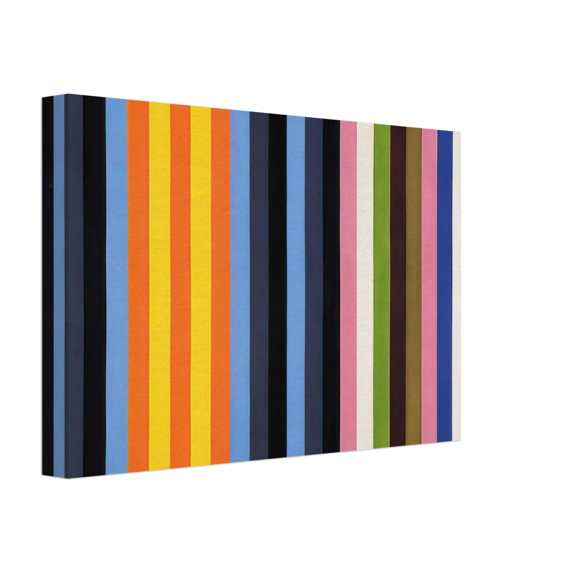 Gene Davis - Flower Machine - 1964 Canvas - 70x100 cm / 28x40 inches-canvas