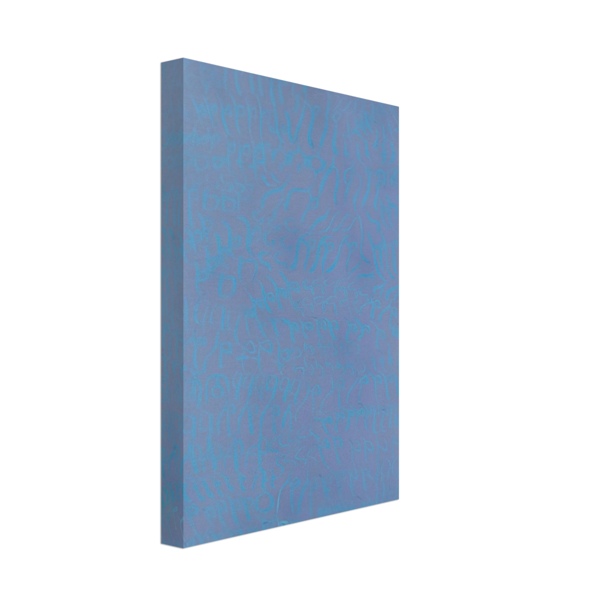 Carla Accardi - Azzurro turchese - 1964 Canvas - 70x100 cm / 28x40 inches-canvas