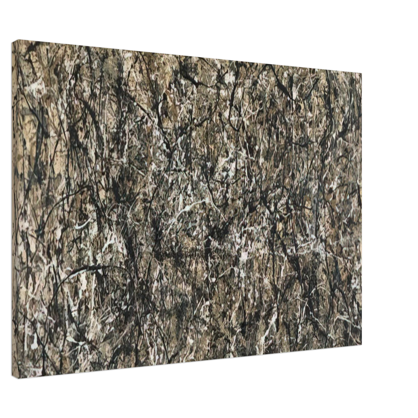 Jackson Pollock - ONE NUMBER 31 1950 Canvas - 20x30 cm / 8x12 inches-canvas