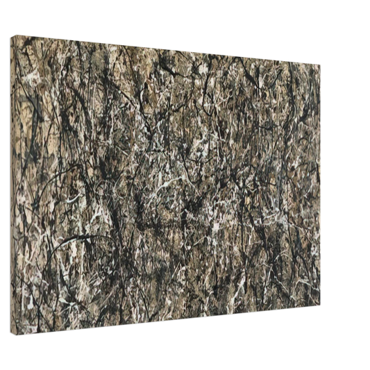 Jackson Pollock - ONE NUMBER 31 1950 Canvas - 20x30 cm / 8x12 inches-canvas