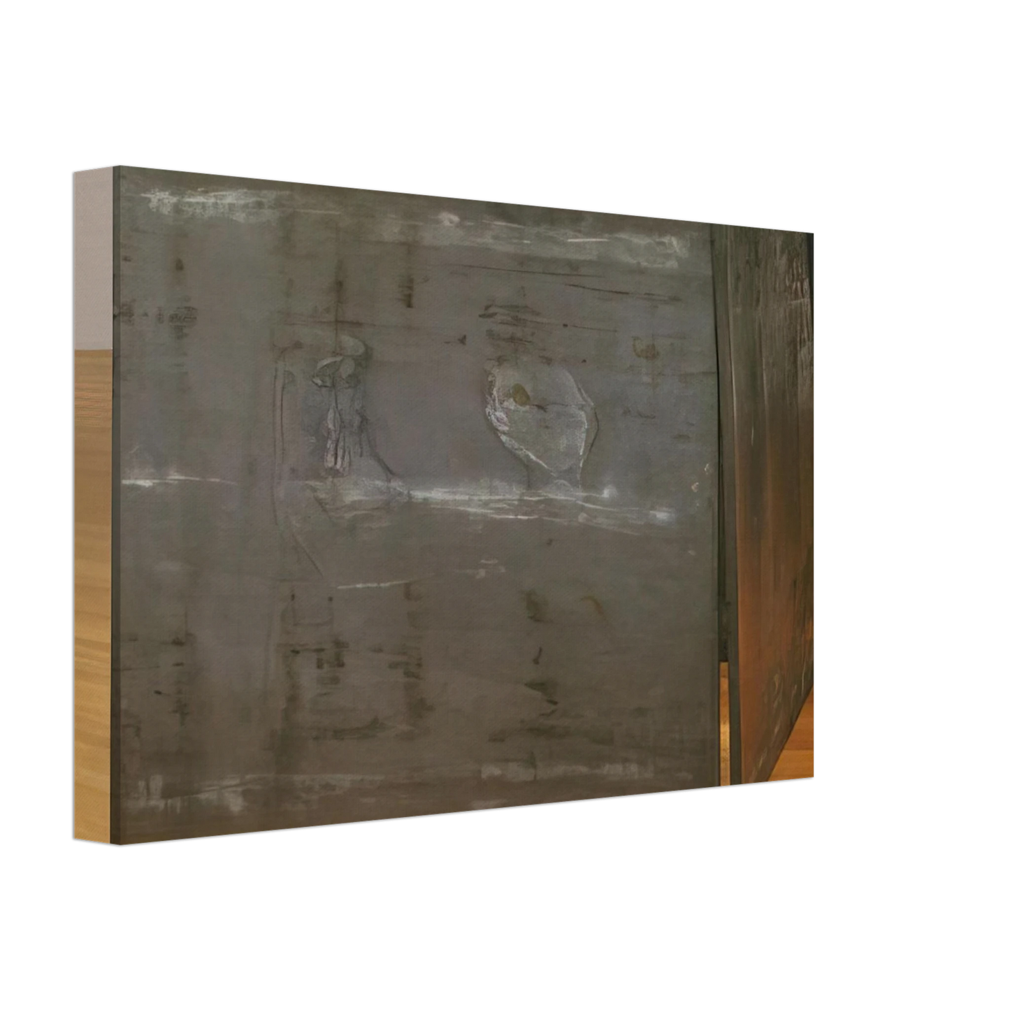 Richard Serra - ONE TON PROP HOUSE OF CARDS 1969 Canvas - 40x60 cm / 16x24 inches-canvas