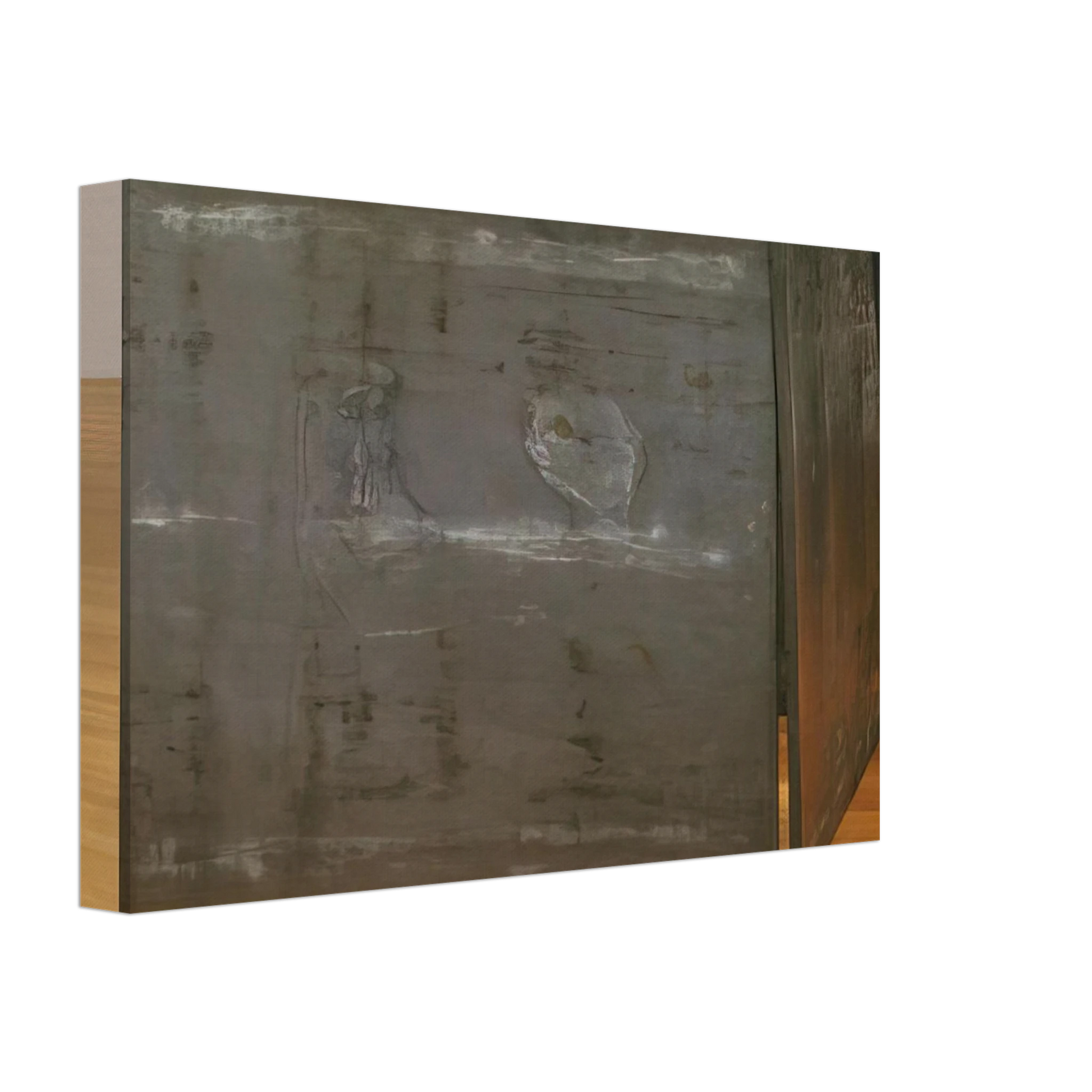 Richard Serra - ONE TON PROP HOUSE OF CARDS 1969 Canvas - 40x60 cm / 16x24 inches-canvas