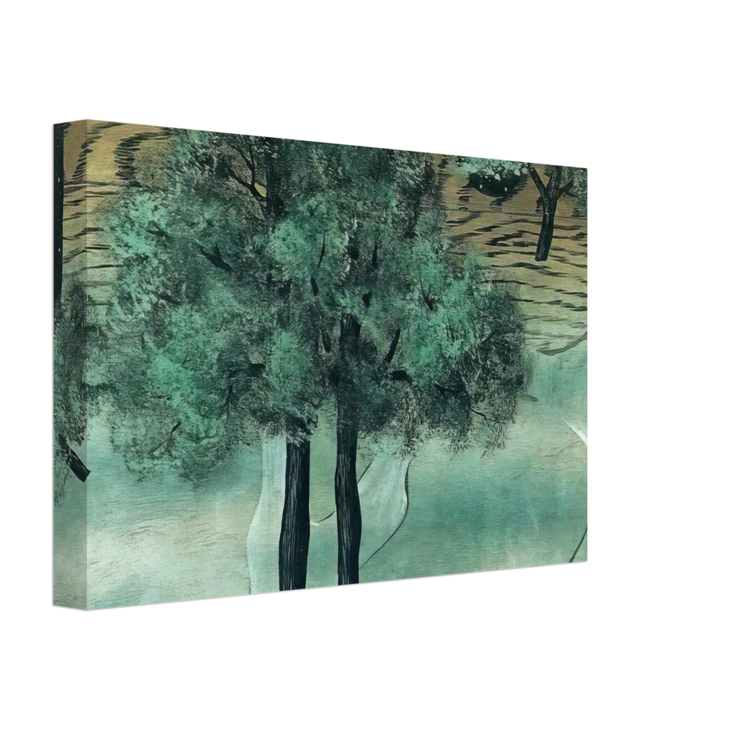 Rene Magritte - THE CULTIVATION OF IDEAS 1927 Canvas - 40x60 cm / 16x24 inches-canvas