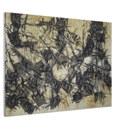 Jean-Paul Riopelle - Constructions chimeriques Canvas - 20x30 cm / 8x12 inches-canvas