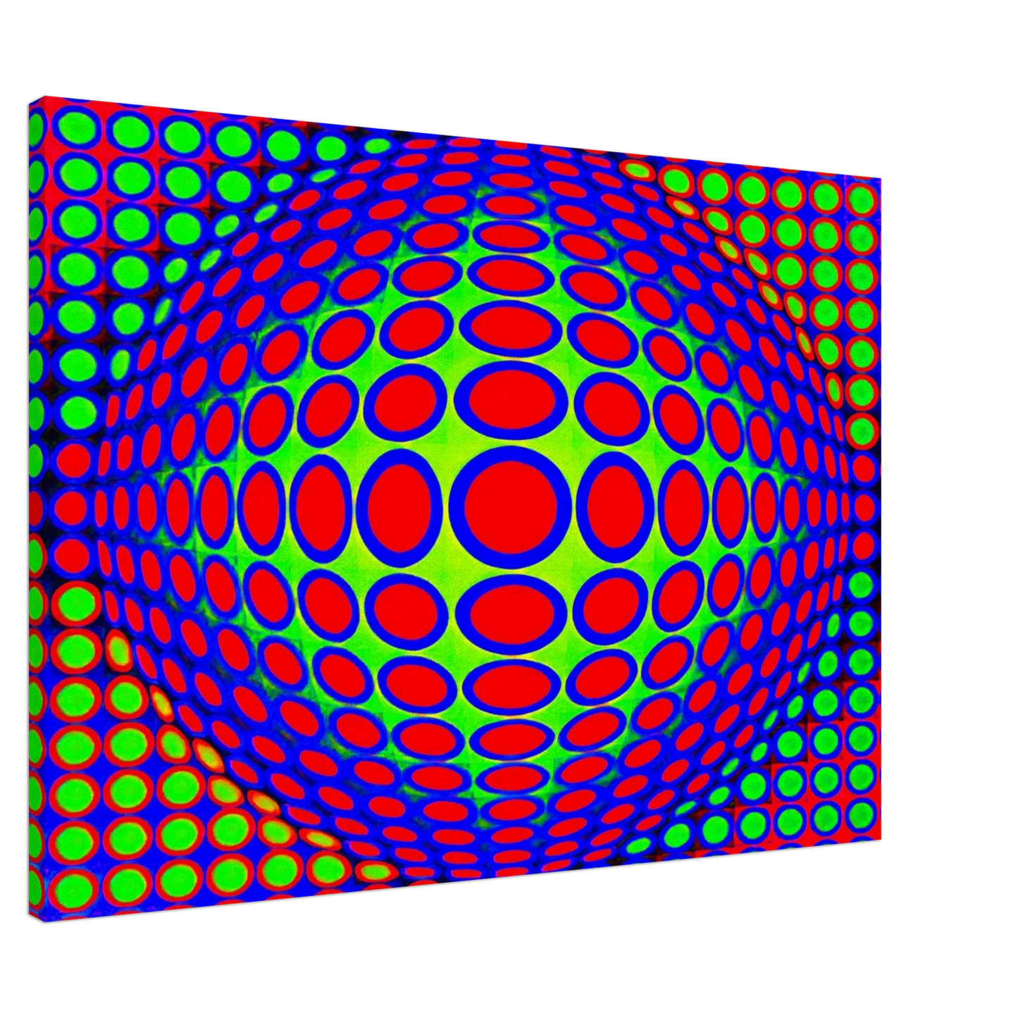 Victor Vasarely - Vega 200 - 1968 Canvas - 20x30 cm / 8x12 inches-canvas