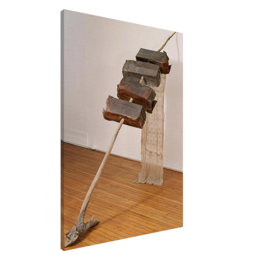 Robert Rauschenberg - UNTITLED VENETIAN 1973 Canvas - 20x30 cm / 8x12 inches-canvas