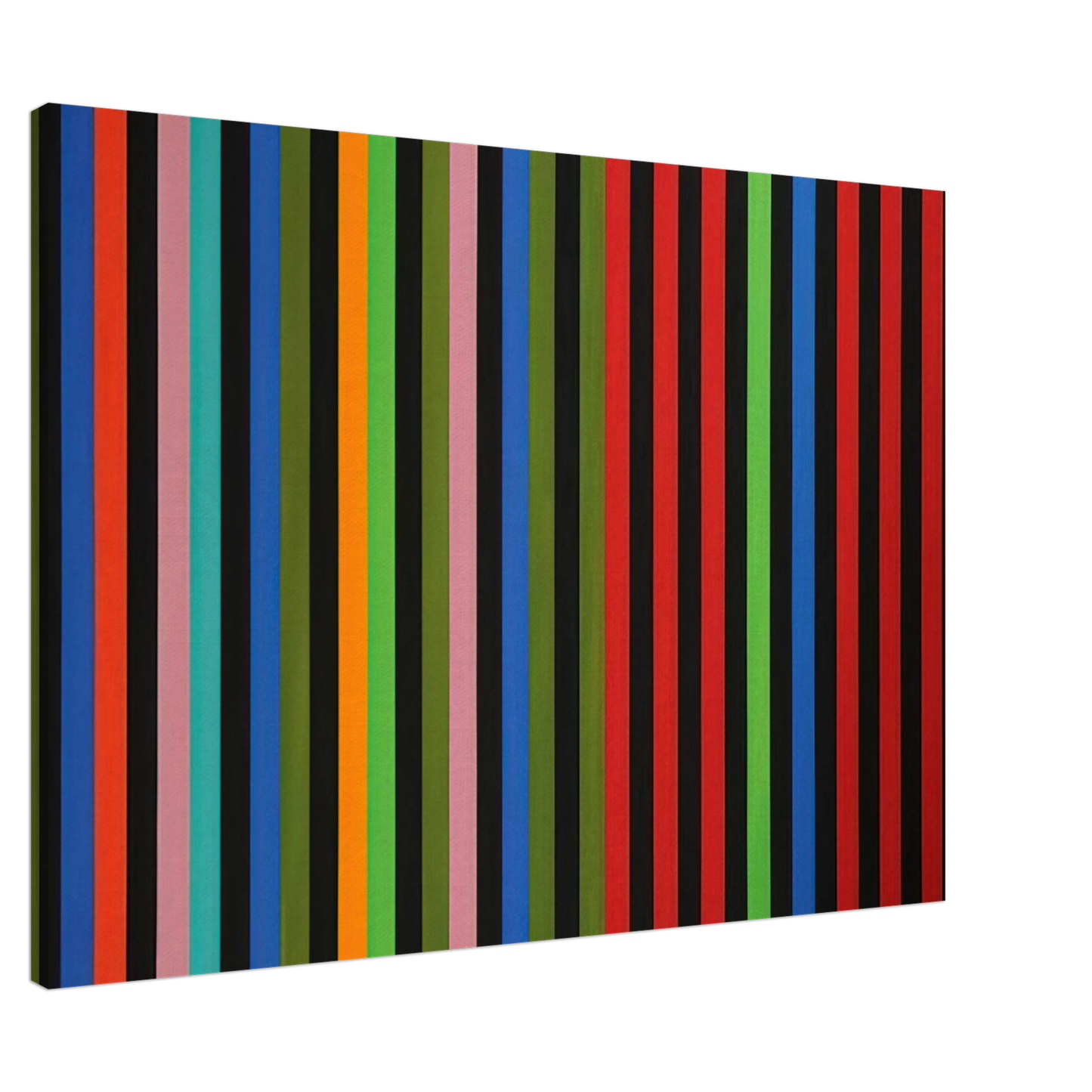 Gene Davis - Firebox - 1964 Canvas - 20x30 cm / 8x12 inches-canvas