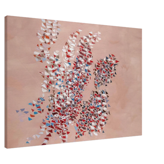 Robert Goodnough - Untitled - 1992 Canvas - 20x30 cm / 8x12 inches-canvas