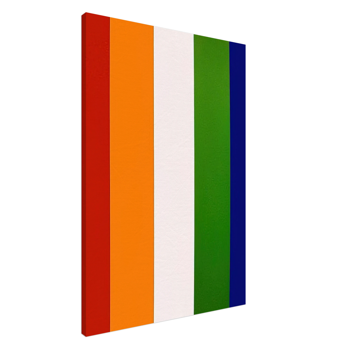 Ellsworth Kelly - Red Orange White Green Blue Canvas - 20x30 cm / 8x12 inches-canvas