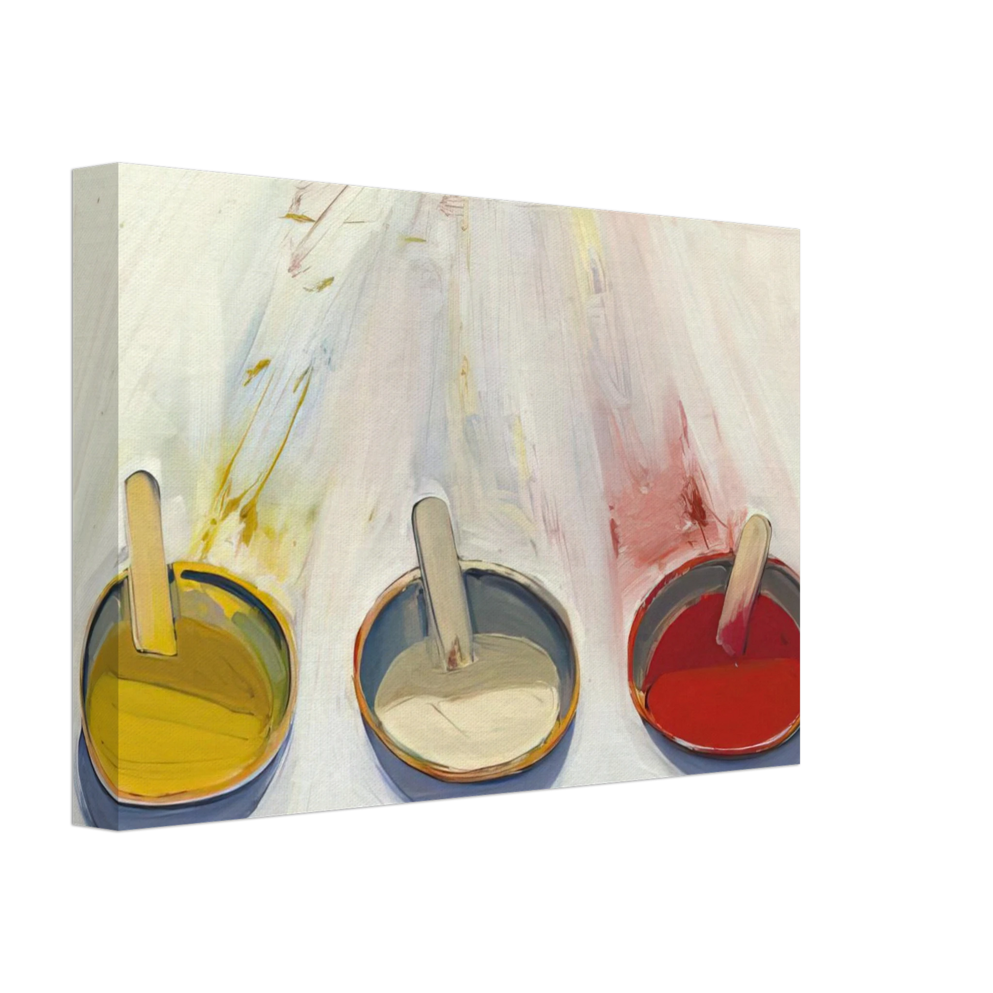 Wayne Thiebaud - Dressing Wells - 1961 Canvas - 40x60 cm / 16x24 inches-canvas