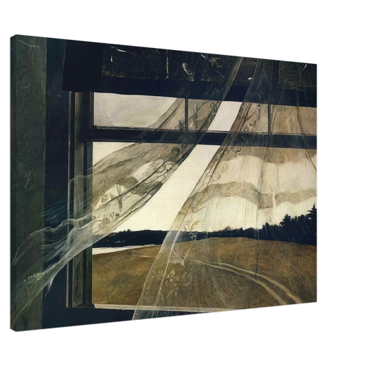 Andrew Wyeth - WIND FROM THE SEA 1947 Canvas - 20x30 cm / 8x12 inches-canvas
