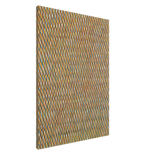 Piero Dorazio - Momento continou - Op Art Canvas - 20x30 cm / 8x12 inches-canvas