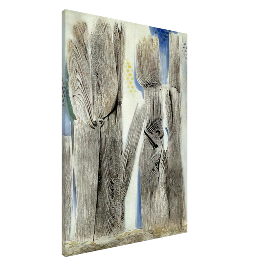 Max Ernst - The Blue Forest Canvas - 20x30 cm / 8x12 inches-canvas
