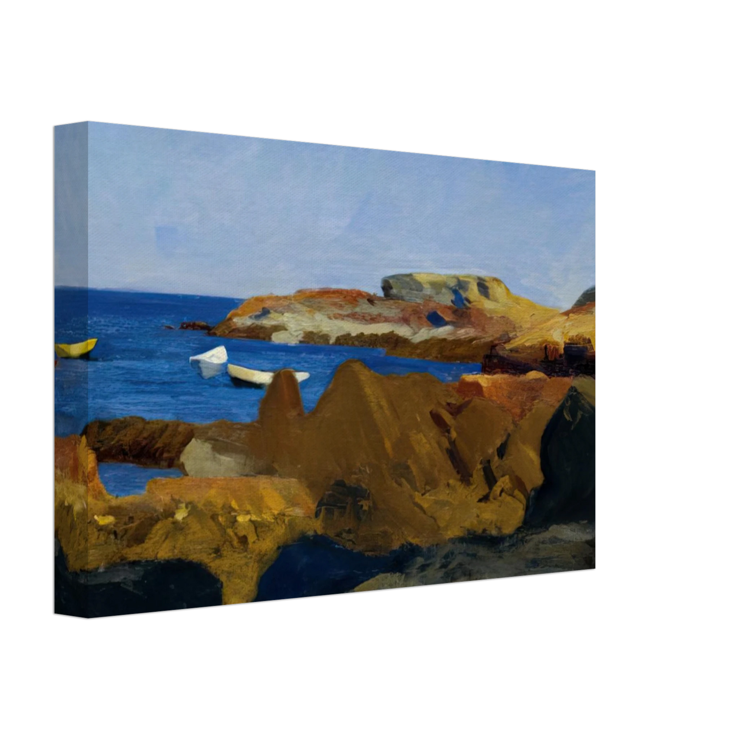 Edward Hopper - Cove at Ogunquit Canvas - 40x60 cm / 16x24 inches-canvas