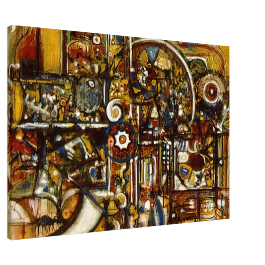 Richard Pousette-Dart - Opaque Harmony Canvas - 20x30 cm / 8x12 inches-canvas