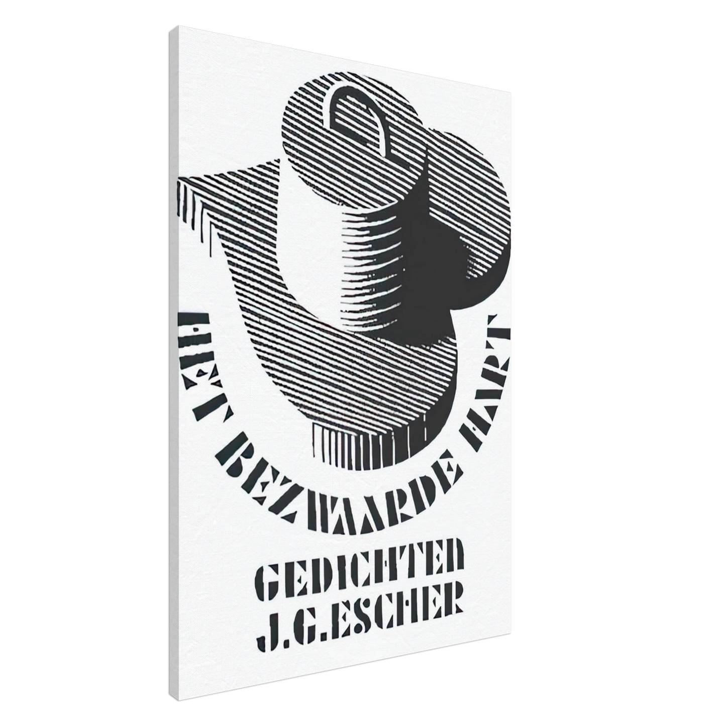 MC Escher - ESCHER (26) Canvas - 20x30 cm / 8x12 inches-canvas