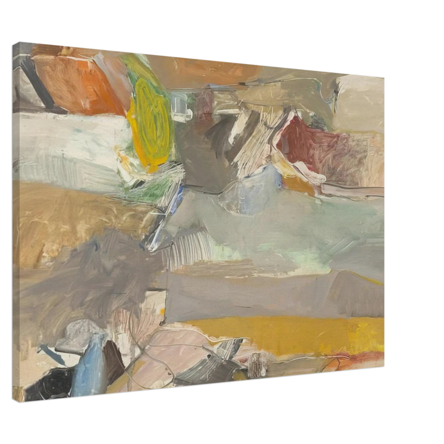 Richard Diebenkorn - Berkeley #46 Canvas - 20x30 cm / 8x12 inches-canvas