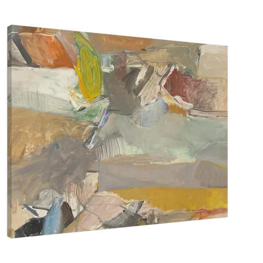 Richard Diebenkorn - Berkeley #46 Canvas - 20x30 cm / 8x12 inches-canvas