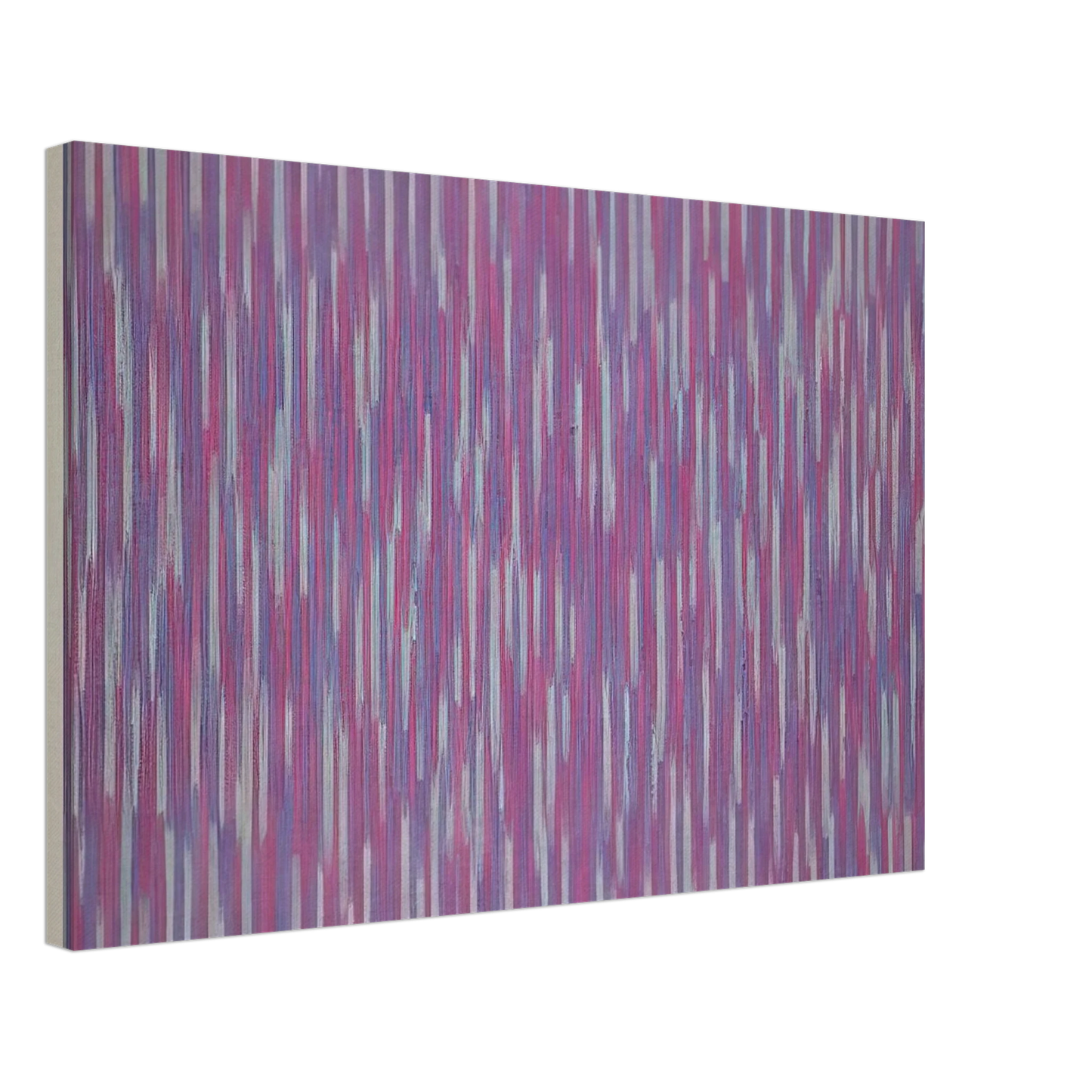 Gene Davis - Red Picnic - 1984 Canvas - 40x60 cm / 16x24 inches-canvas