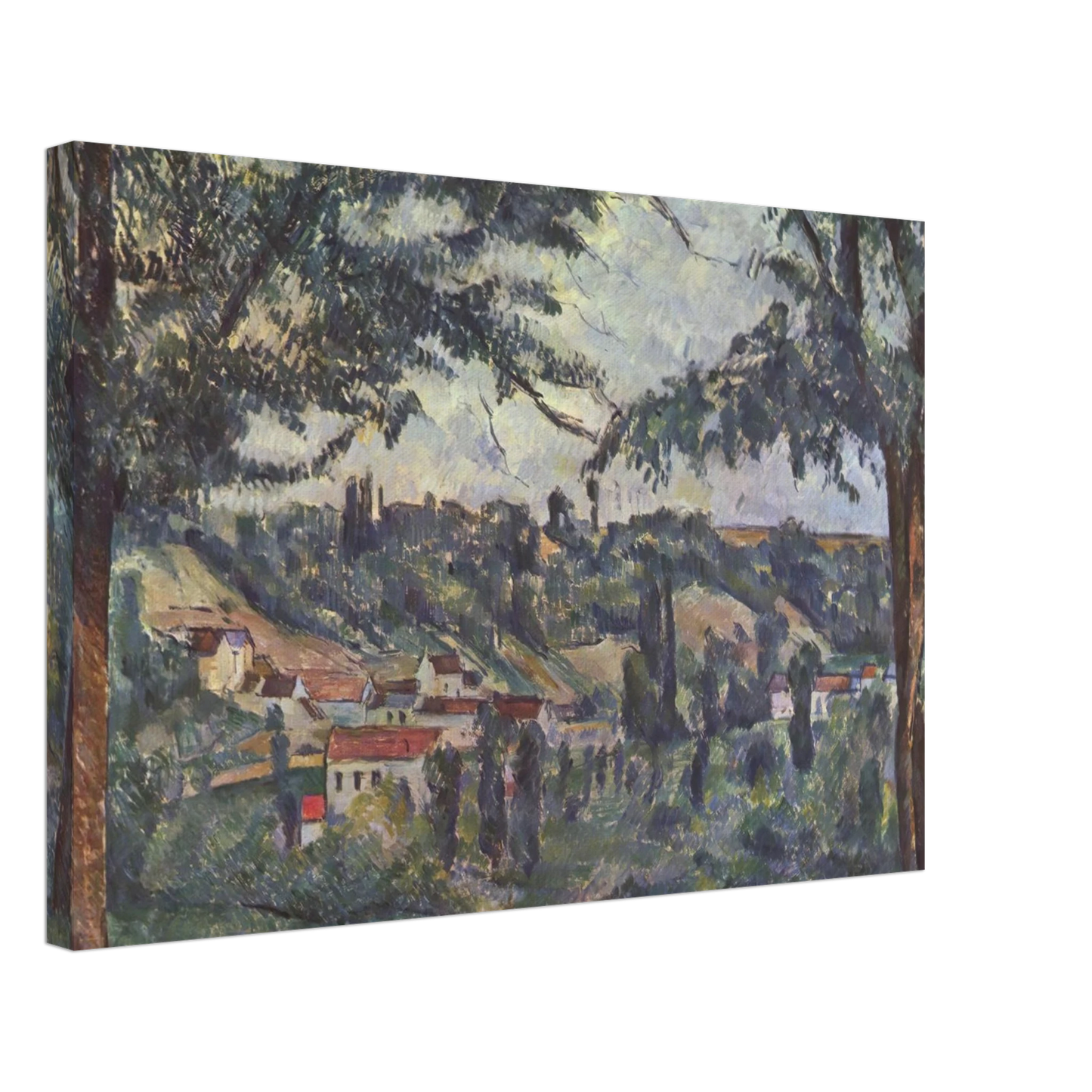Paul Cezanne - Landscape Canvas - 70x100 cm / 28x40 inches-canvas