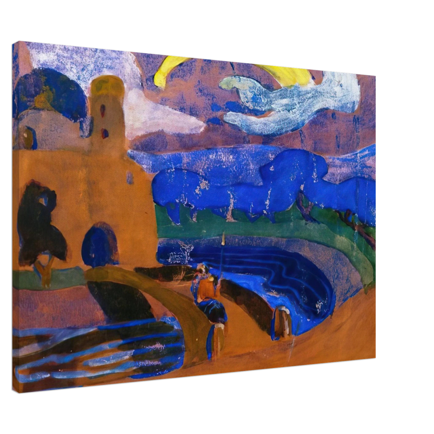 Wassily Kandinsky - COMET 1900 Canvas - 20x30 cm / 8x12 inches-canvas