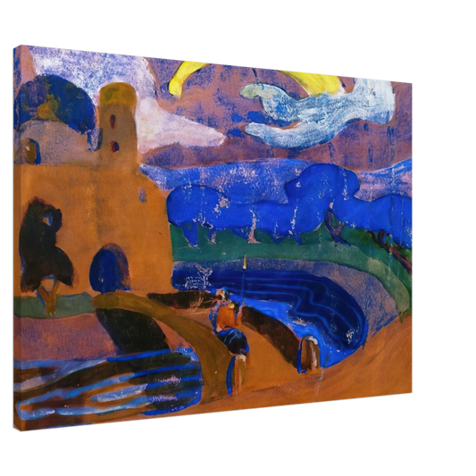 Wassily Kandinsky - COMET 1900 Canvas - 20x30 cm / 8x12 inches-canvas