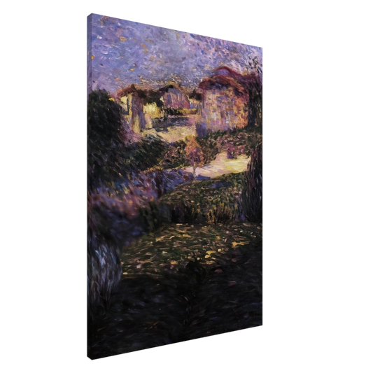 Carlo Carra - PAESAGGIO 1909 Canvas - 20x30 cm / 8x12 inches-canvas