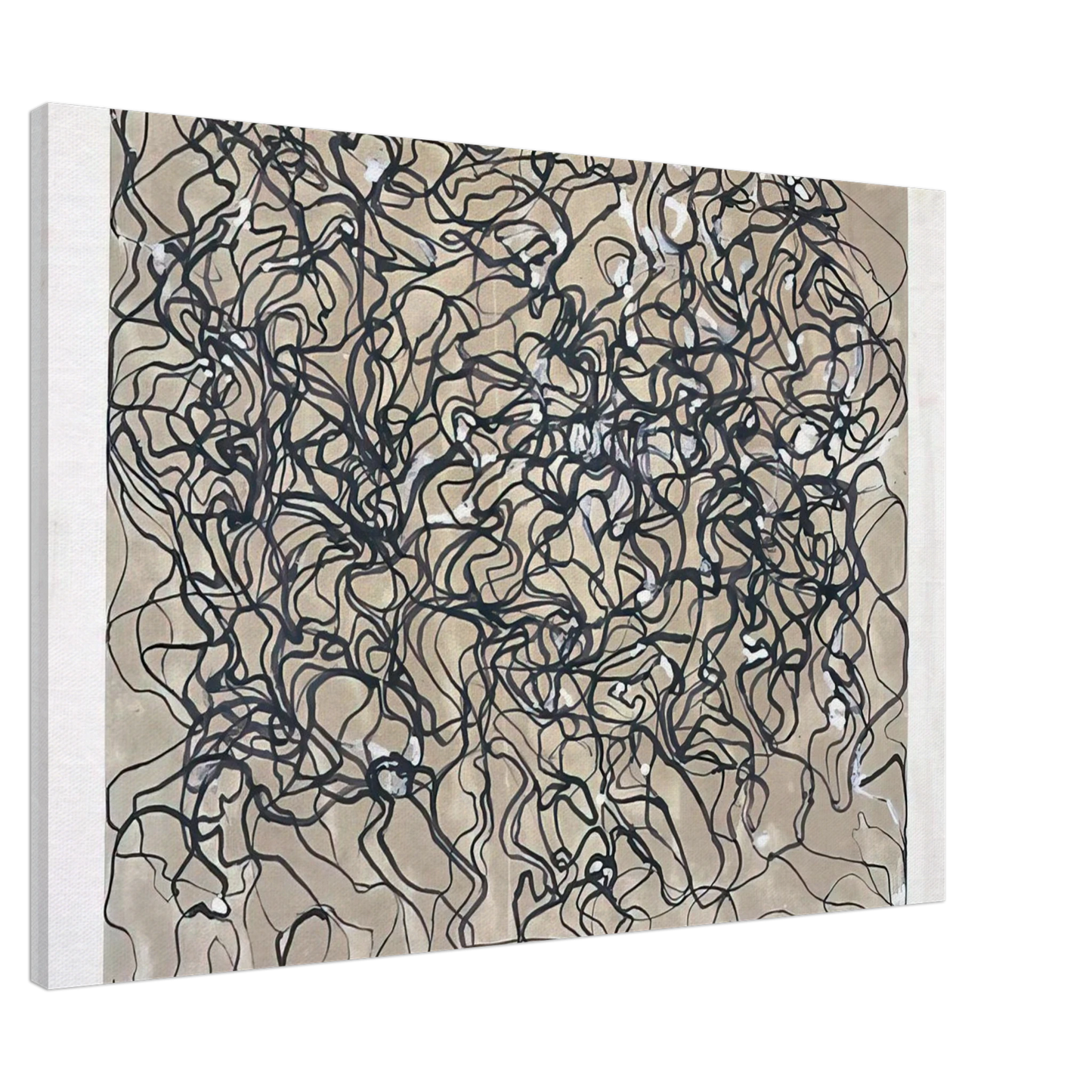 Brice Marden - Long Letter 1 - 2009 Canvas - 20x30 cm / 8x12 inches-canvas