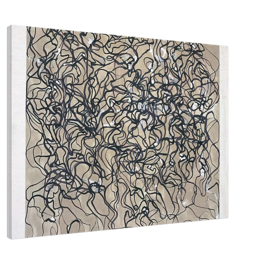 Brice Marden - Long Letter 1 - 2009 Canvas - 20x30 cm / 8x12 inches-canvas