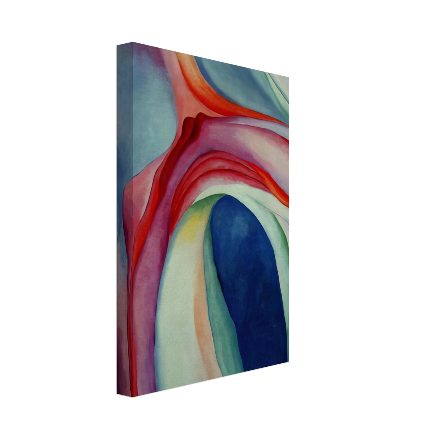 Georgia O'Keeffe - Music Pink and Blue II Canvas - 40x60 cm / 16x24 inches-canvas