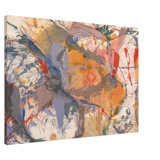 Helen Frankenthaler - Before the Caves, 1958- Canvas - 20x30 cm / 8x12 inches-canvas