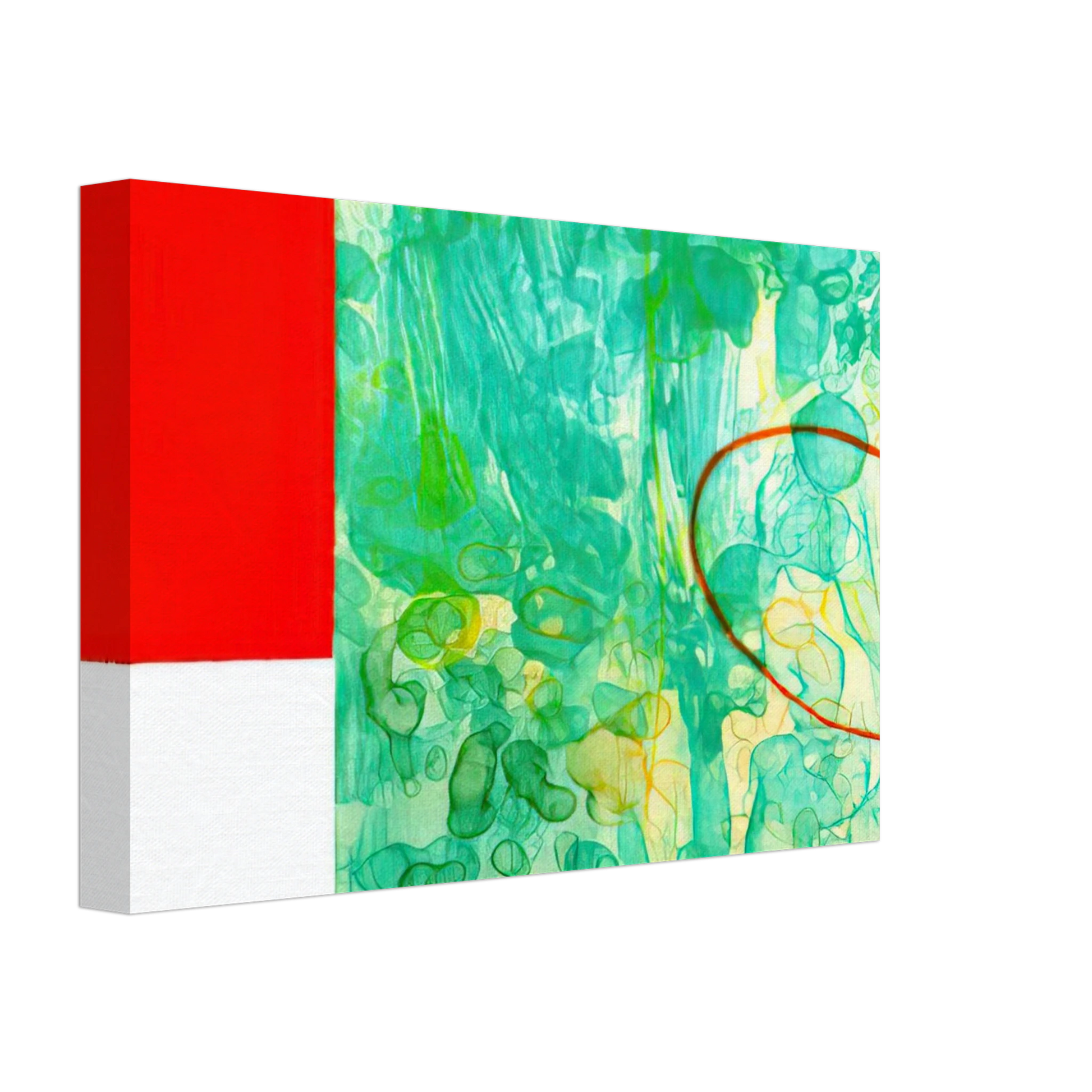 Sam Gilliam - Bluest Canvas - 70x100 cm / 28x40 inches-canvas