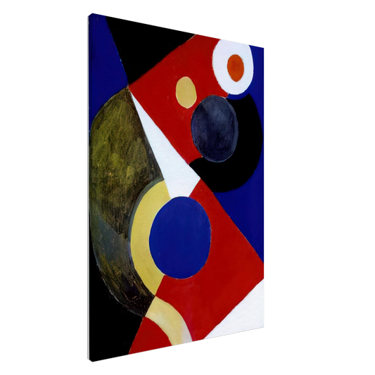 Sonia Delaunay - RHYTHM COLOUR 2 Canvas - 20x30 cm / 8x12 inches-canvas