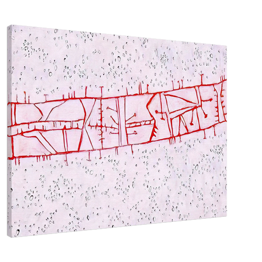 Gene Davis - Bridge - 1952 Canvas - 20x30 cm / 8x12 inches-canvas