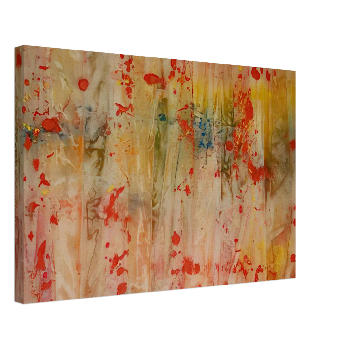 Sam Gilliam - Red April Canvas - 40x60 cm / 16x24 inches-canvas