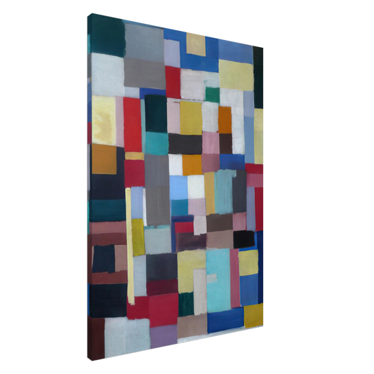 Giorgio Cavallon - Untitled - 1947 Canvas - 20x30 cm / 8x12 inches-canvas