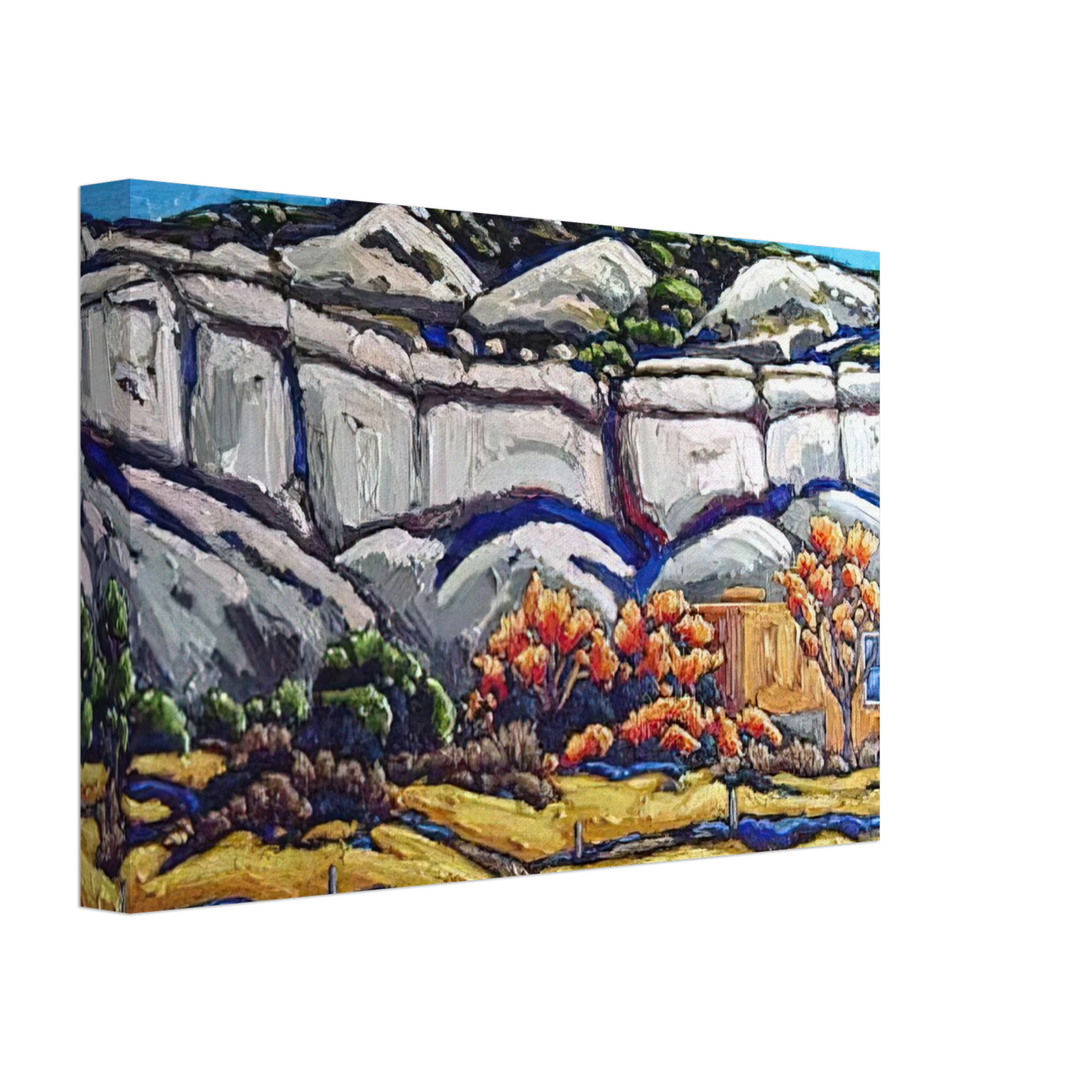 Georgia O'Keeffe - Ghost Ranch Painting Canvas - 70x100 cm / 28x40 inches-canvas