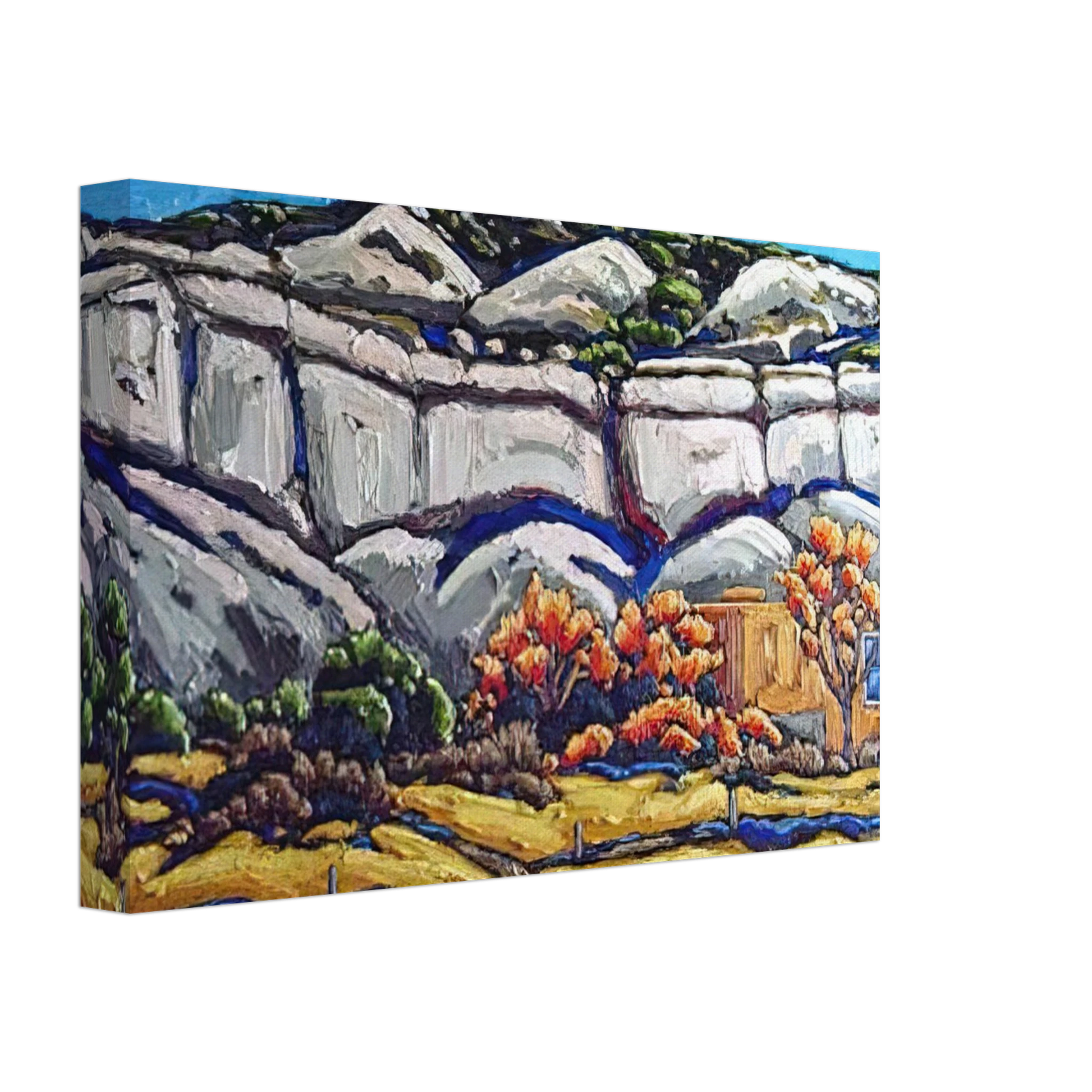 Georgia O'Keeffe - Ghost Ranch Painting Canvas - 70x100 cm / 28x40 inches-canvas