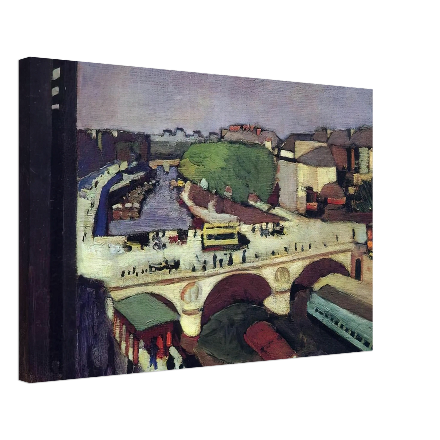 Henri Matisse - THE PONT SAINT MICHEL 1900 Canvas - 70x100 cm / 28x40 inches-canvas