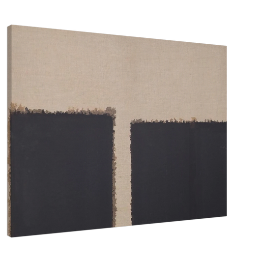 Yun Hyong-keun - Burnt Umber  Ultramarine - 2004 Canvas - 20x30 cm / 8x12 inches-canvas